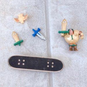 Mini Skateboard and other free items dolls swords